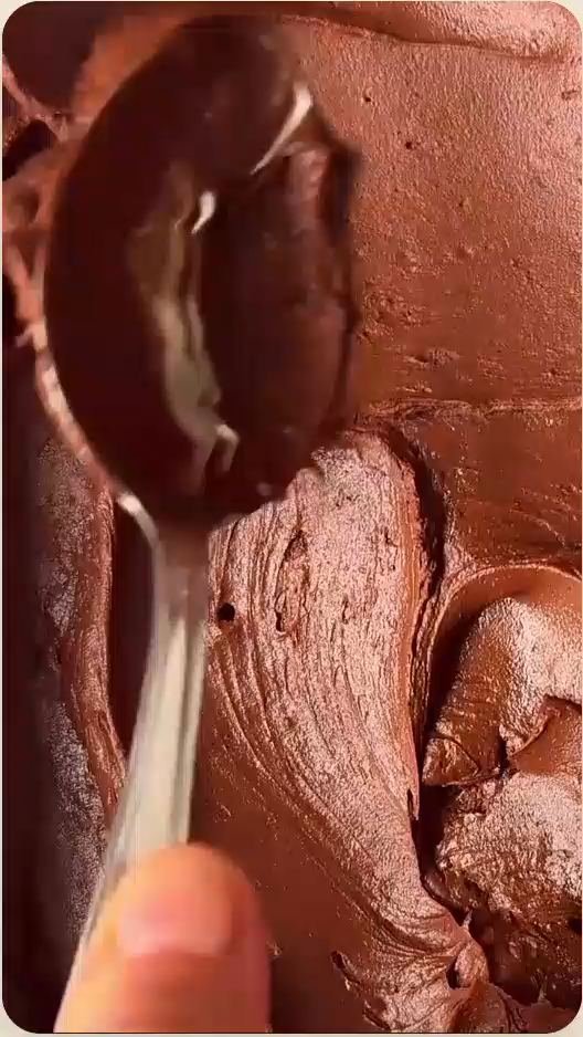 Freshly ground chocolate paste, seen close.